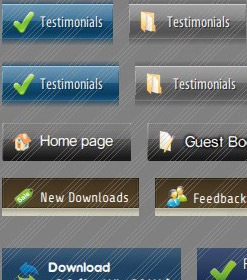 Rollover Menu Tutorial How To Create Glassy Button Image