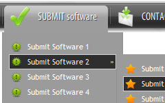 how to create animated buttons Vista Rollover Button