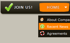 How To Make Webpage Buttons how do i create a rollover Vista Like Icons